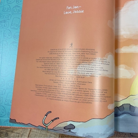Love, Z By Jessie Sima Robot Children's Picture Book - Picture 6 of 8